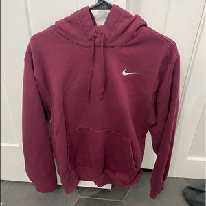 Maroon Nike hoodie!